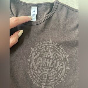 Bella Kahlua short sleeved tee. 100% cotton, size S‎